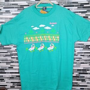 Vintage Single Stitch XL Grannycore Ducks & Ozarks Graphic Short Sleeve Tee